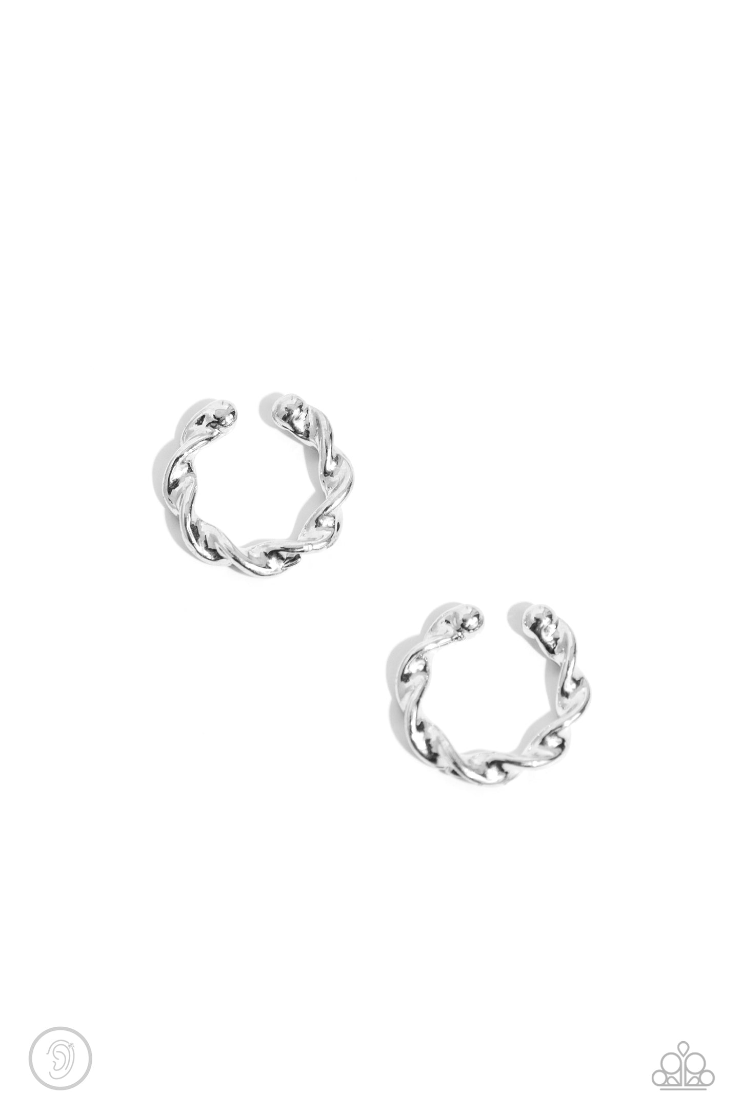 Paparazzi Accessories - Hey, Hot CUFF! Silver Earring