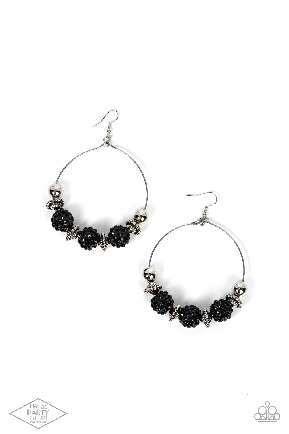 Paparazzi Accessories - I Can Take a Compliment - Black Earring