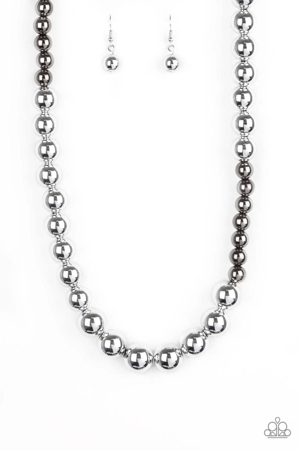 Paparazzi Accessories - Power To The People - Silver Necklace