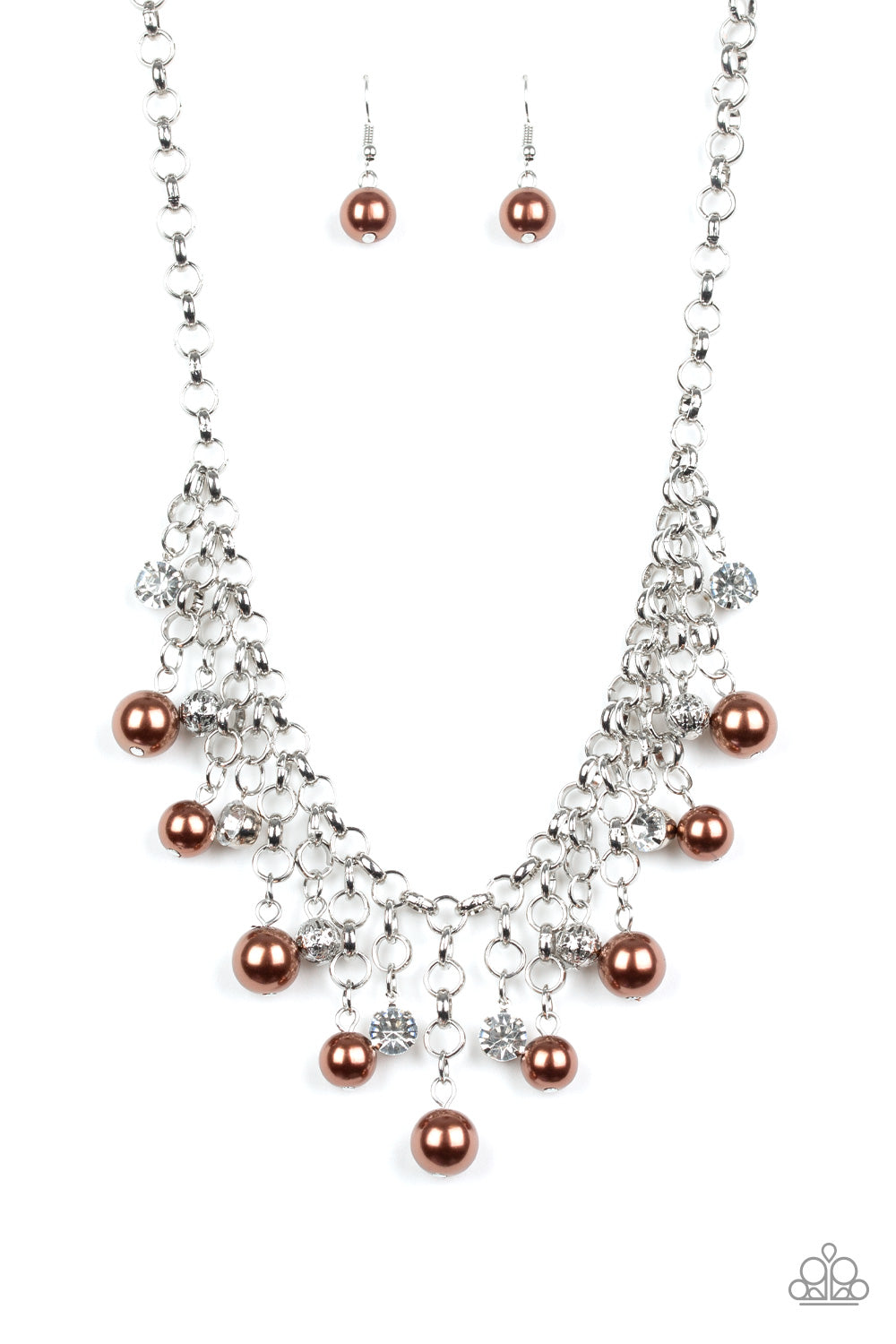 Paparazzi Accessories - HEIR-headed - Brown Necklace