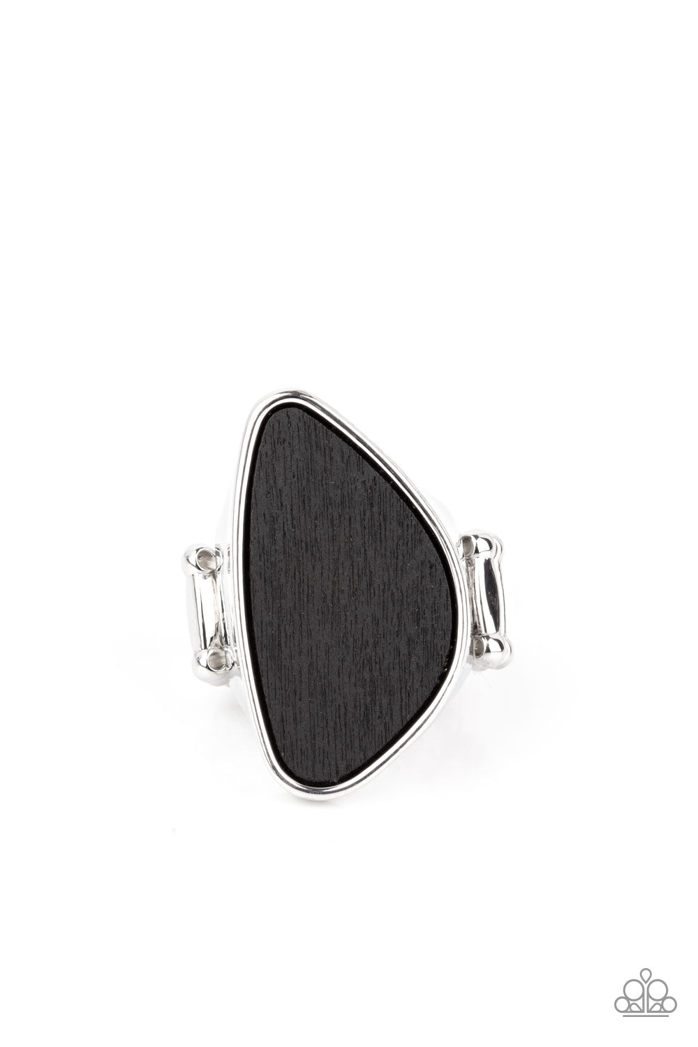 Paparazzi Accessories - Perfectly Petrified - Black Earring