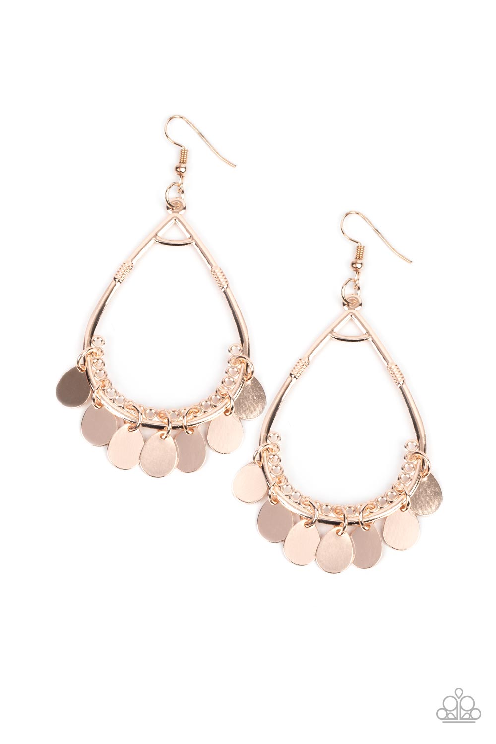 Paparazzi Accessories - Meet Your Music Maker - Rose Gold Earring