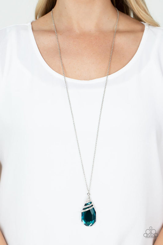 Paparazzi Accessories - Demandingly Diva - Blue Necklace