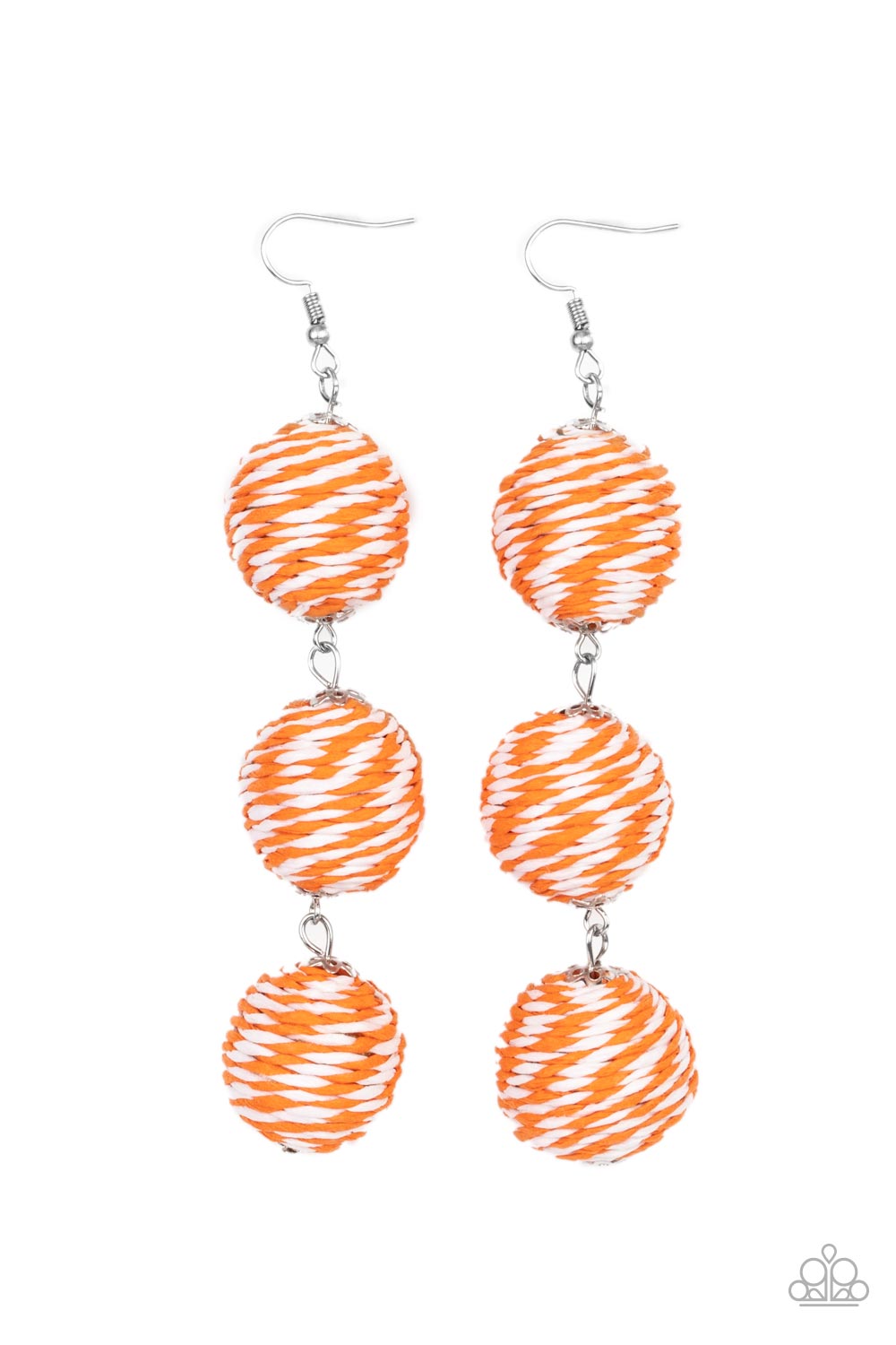 Paparazzi Accessories - Laguna Lanterns - Orange Earring