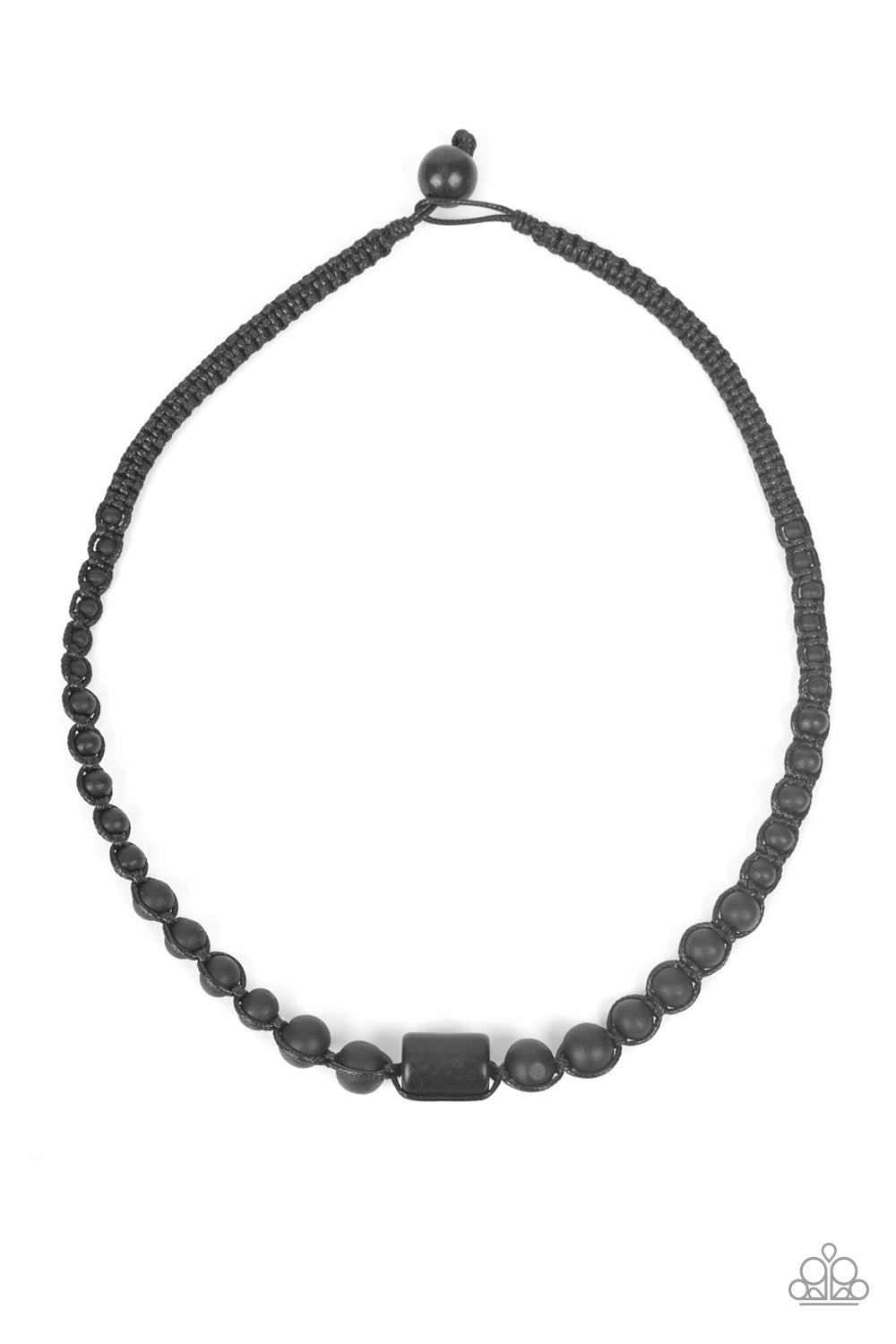 Paparazzi Accessories - Its A THAI - Black Necklace