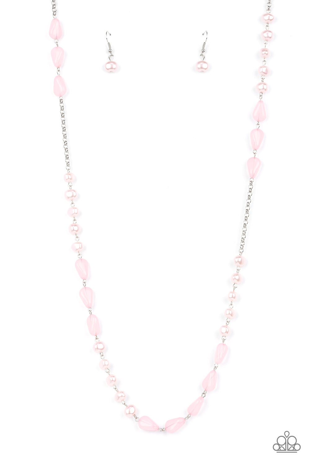 Paparazzi Accessories - Shoreline Shimmer - Pink Necklace
