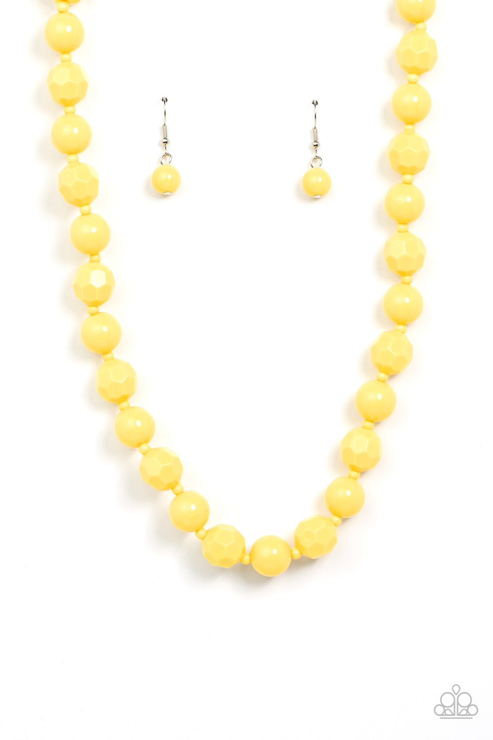 Paparazzi Accessories - Popping Promenade - Yellow Necklace