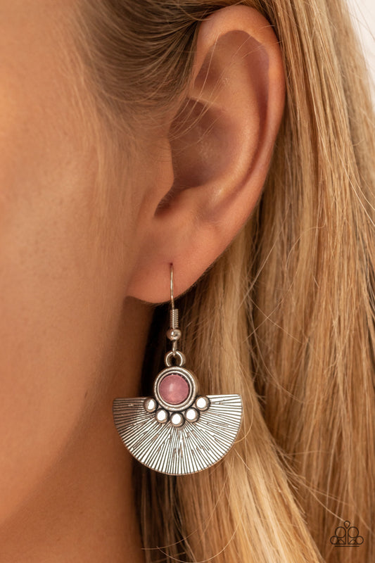 Paparazzi Accessories - Manifesting Magic - Pink Earring