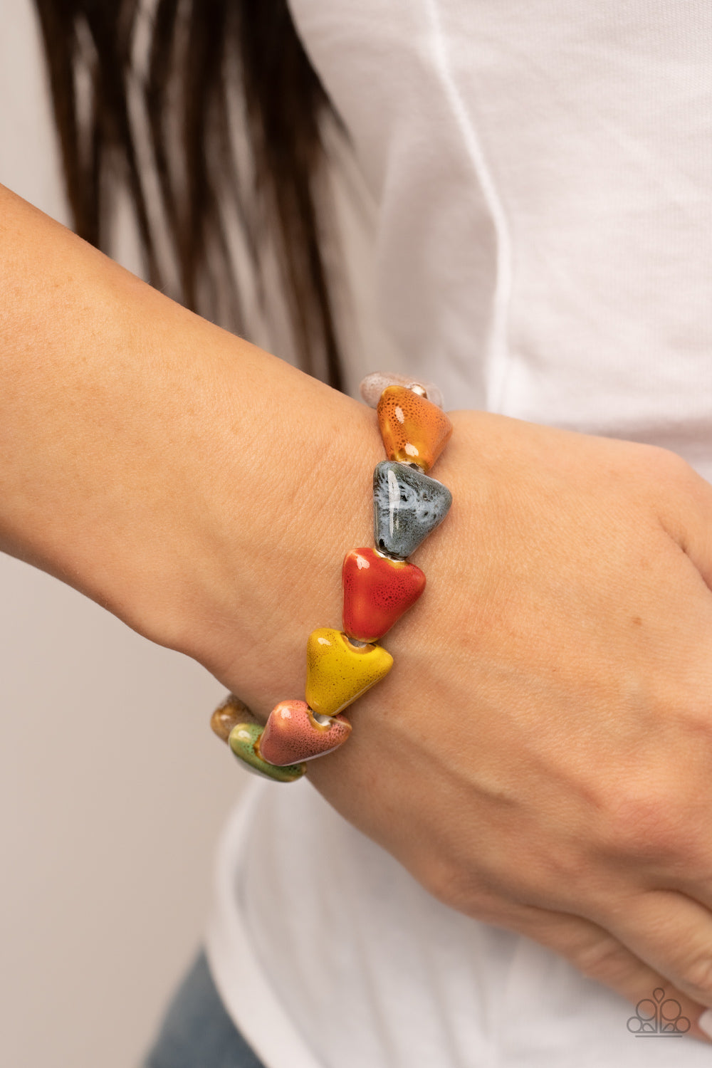 Paparazzi Accessories - SHARK Out of Water - Multi Bracelet