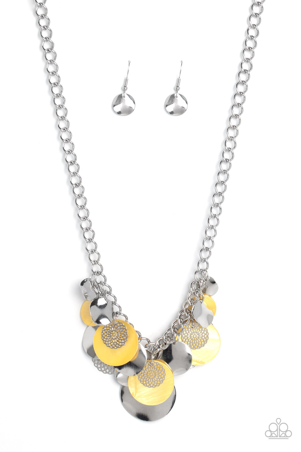 Paparazzi Accessories - Oceanic Opera - Yellow Necklace