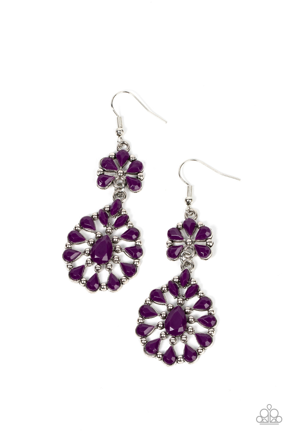 Paparazzi Accessories - Posh Palooza - Purple Earring