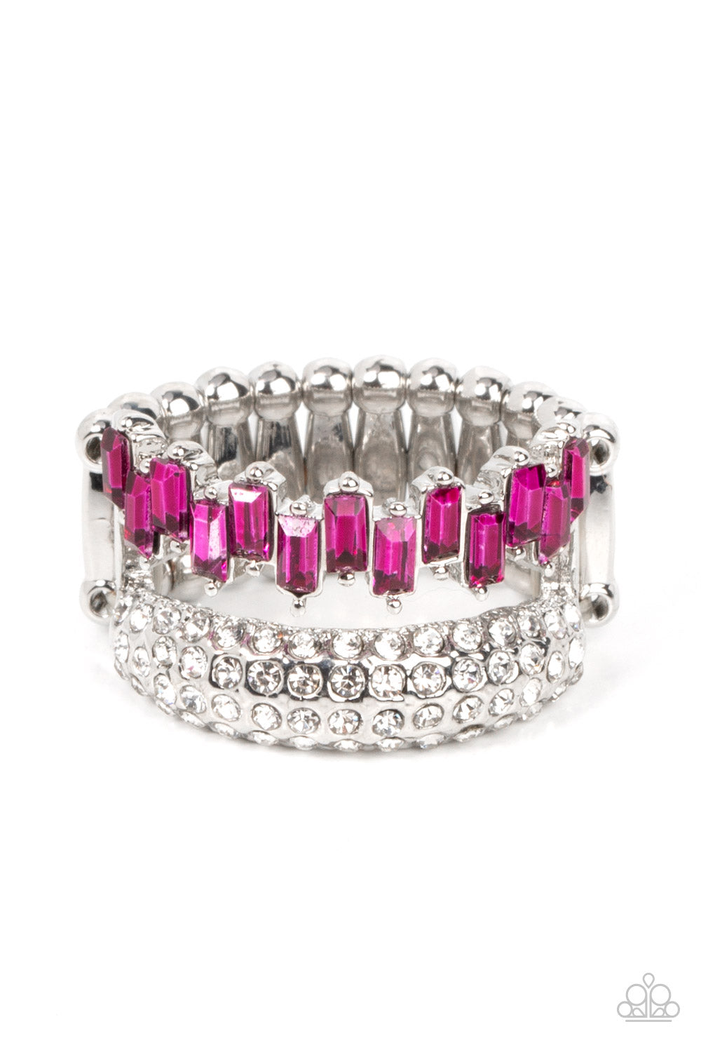 Paparazzi Accessories - Hold Your CROWN High - Pink Ring