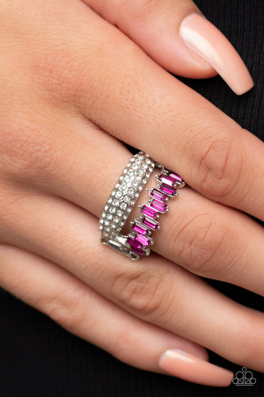 Paparazzi Accessories - Hold Your CROWN High - Pink Ring