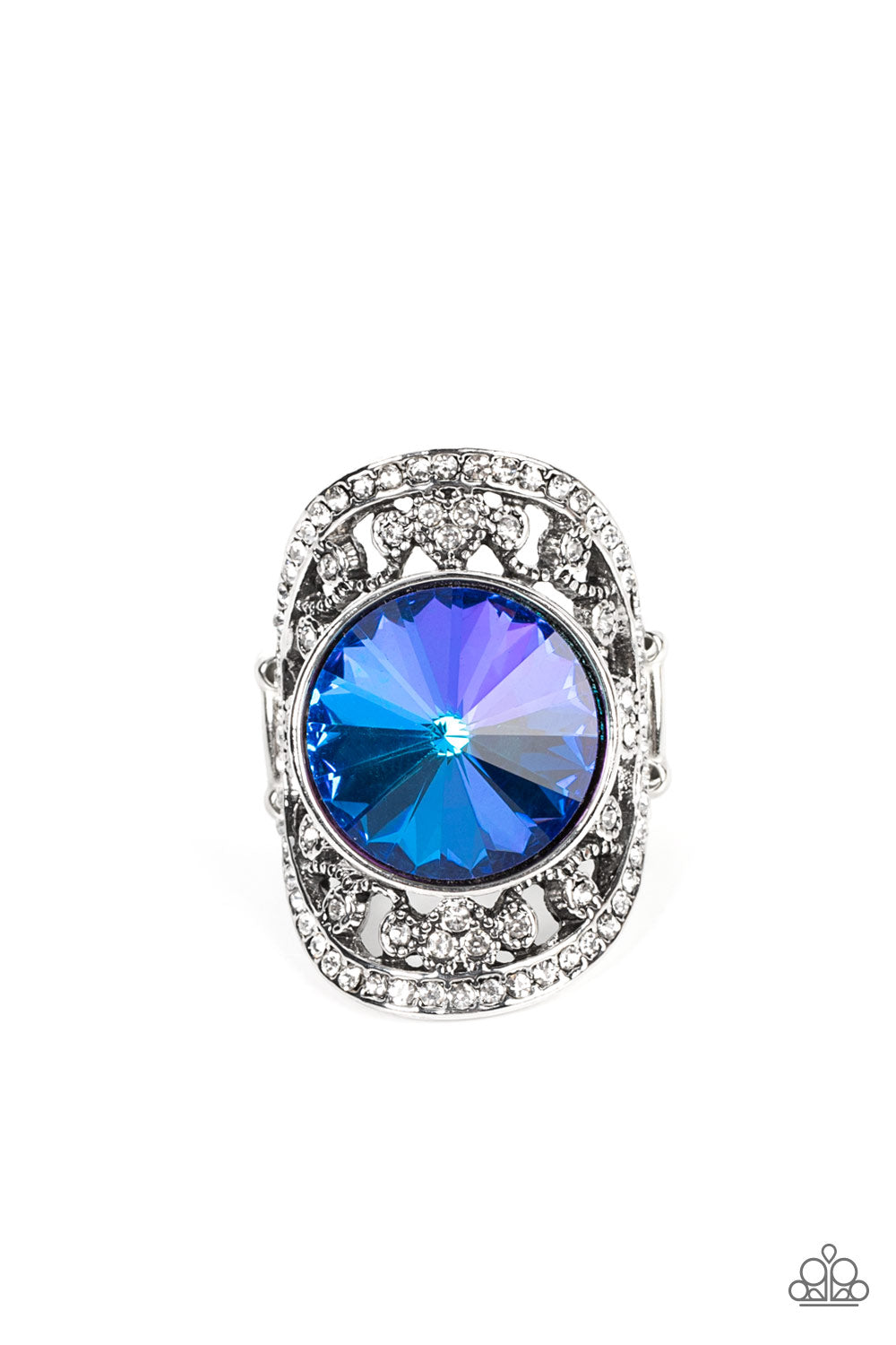 Paparazzi Accessories - Galactic Garden - Blue Ring