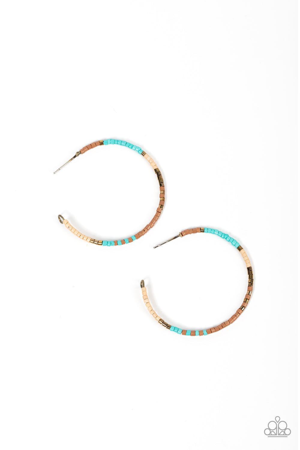 Paparazzi Accessories - Joshua Tree Tourist - Brass Earring
