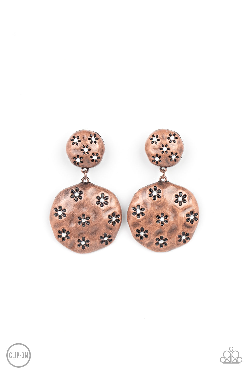 Paparazzi Accessories - Industrial Fairytale - Copper Earring