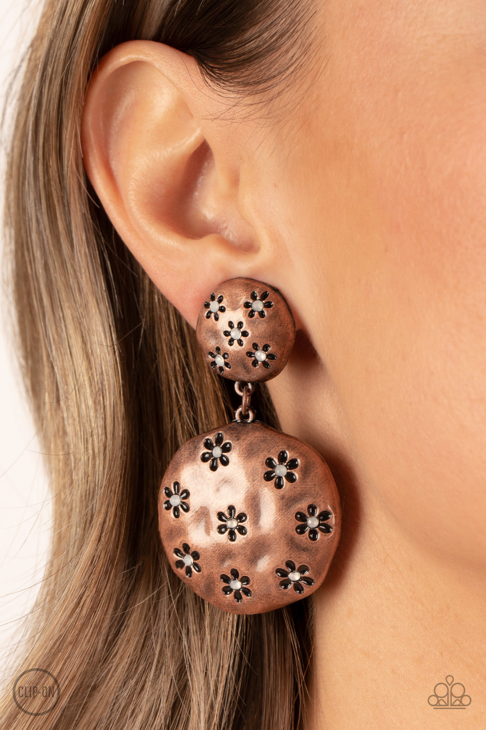 Paparazzi Accessories - Industrial Fairytale - Copper Earring