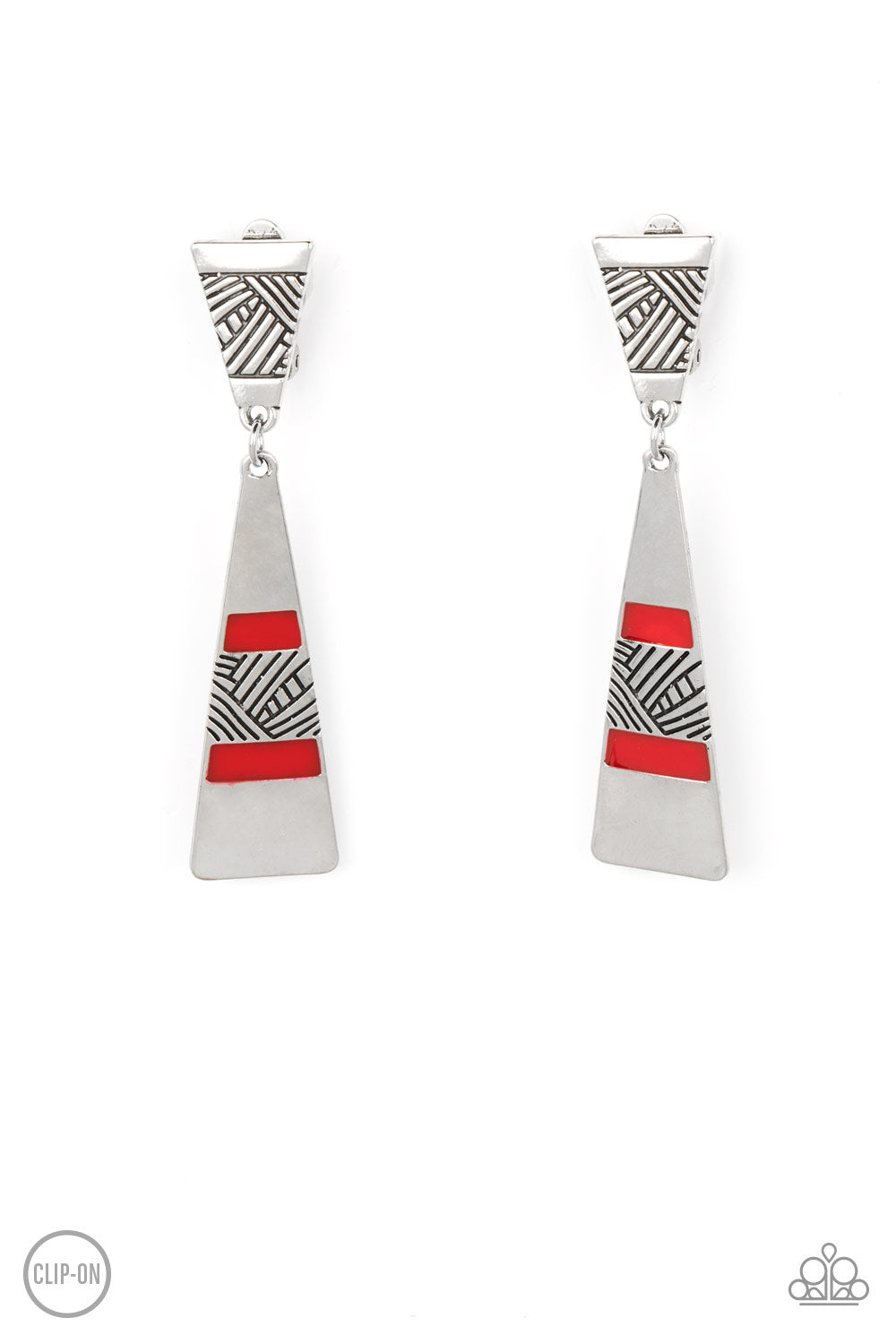 Paparazzi Accessories - Safari Seeker - Red Earring