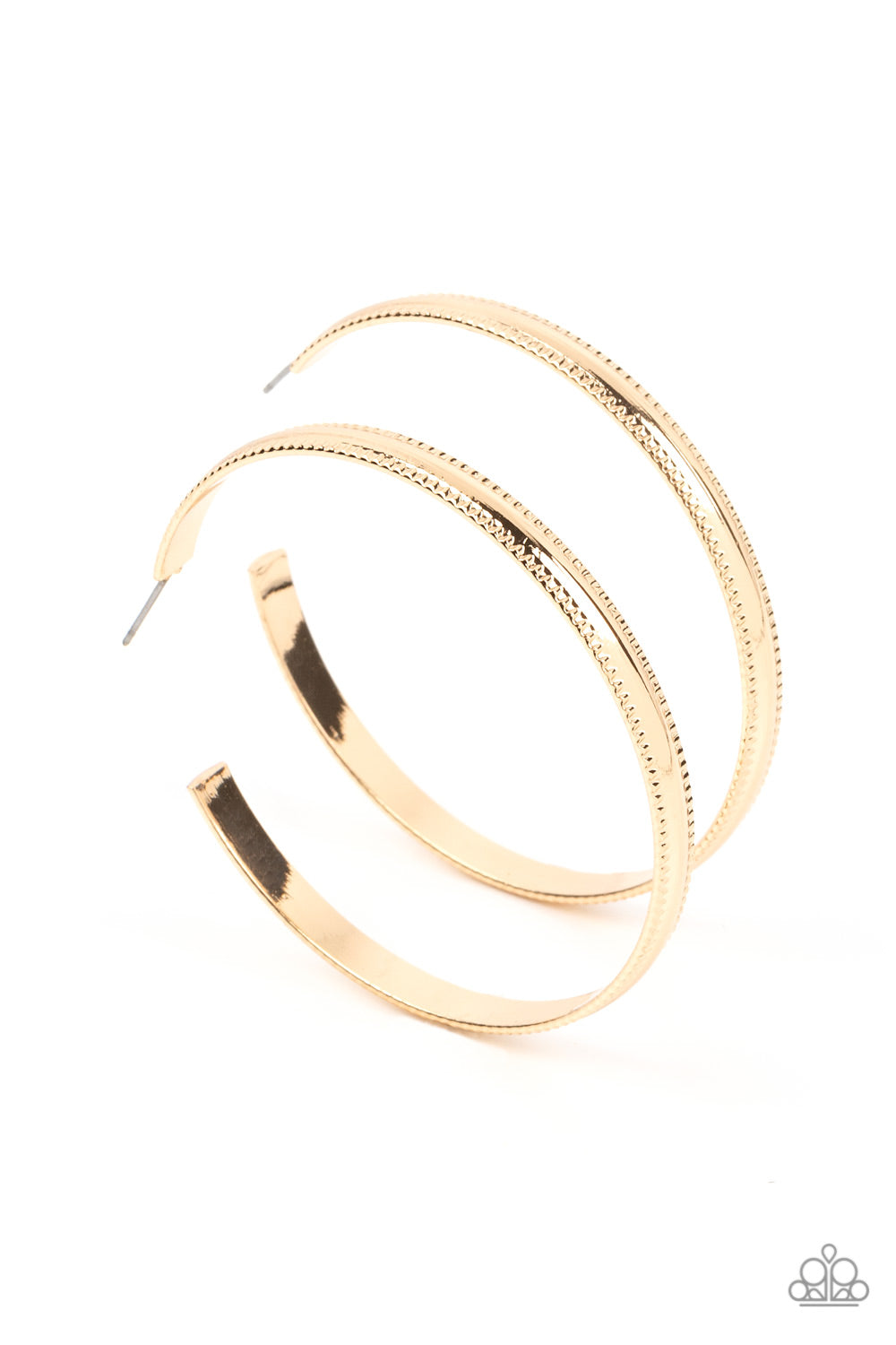 Paparazzi Accessories - Monochromatic Magnetism - Gold Earring