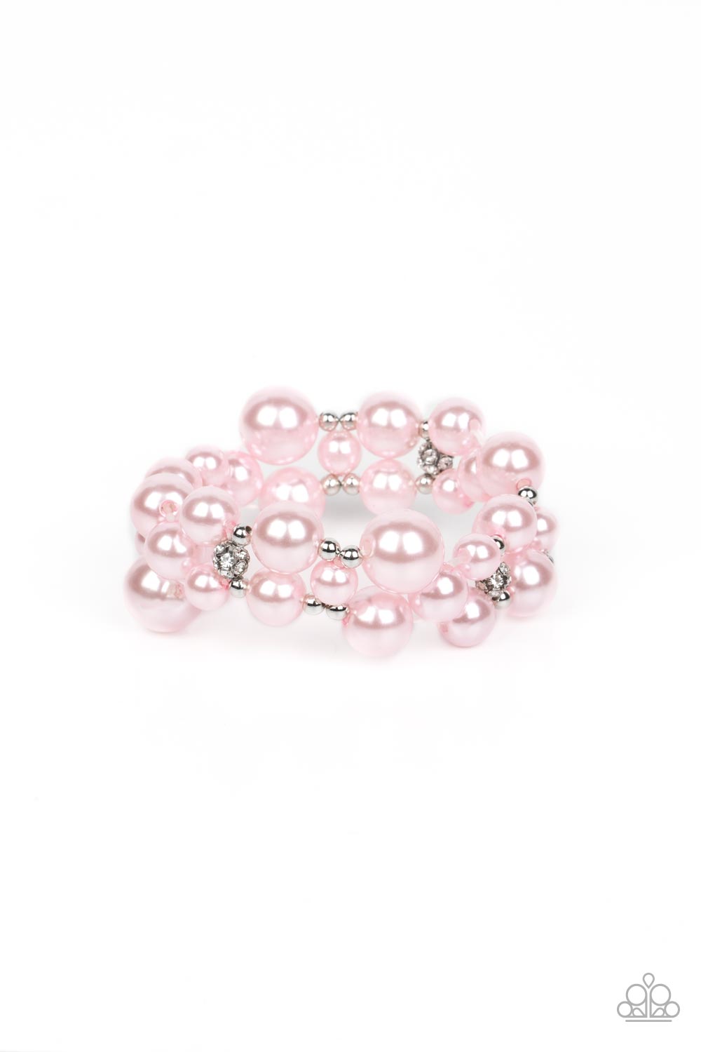 Paparazzi Accessories - PapHer Serene Highness - Pink Bracelet