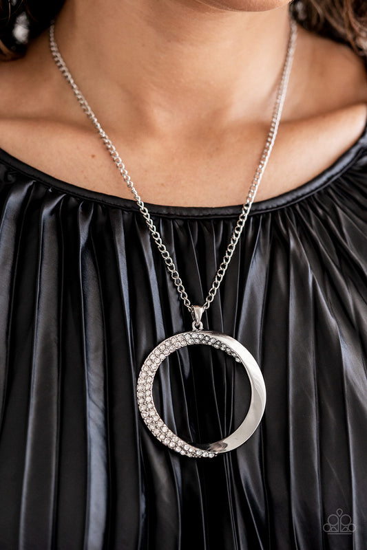 Paparazzi Accessories - Encrusted Elegance - White Necklace