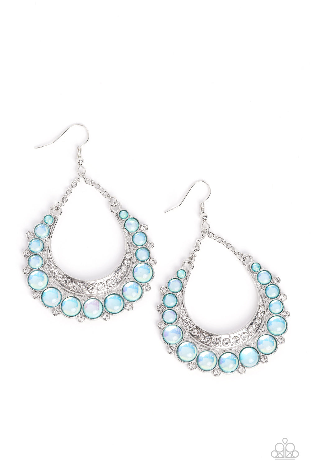 Paparazzi Accessories - Bubbly Bling - Blue Earring