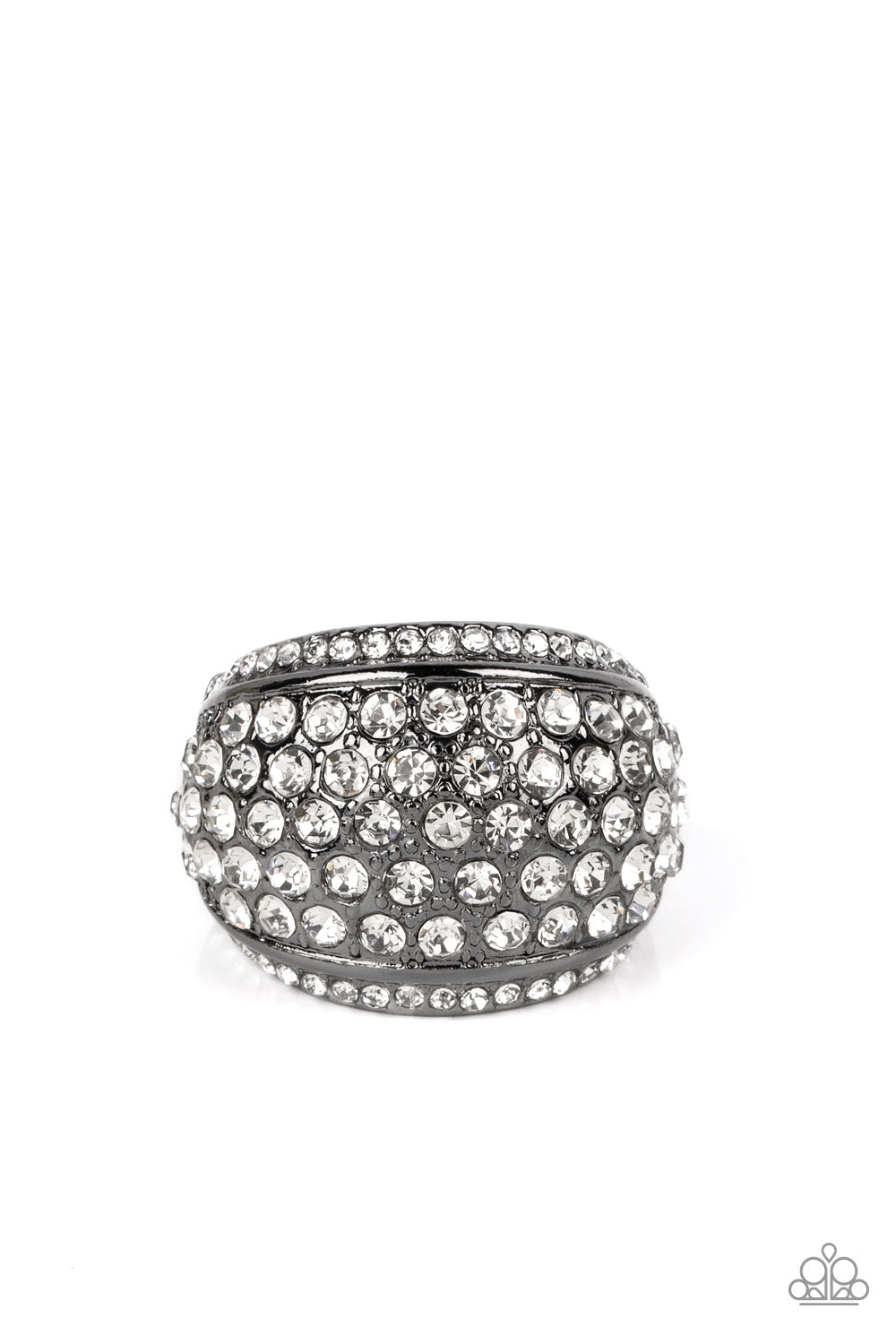 Paparazzi Accessories - Running OFF SPARKLE - Black Ring