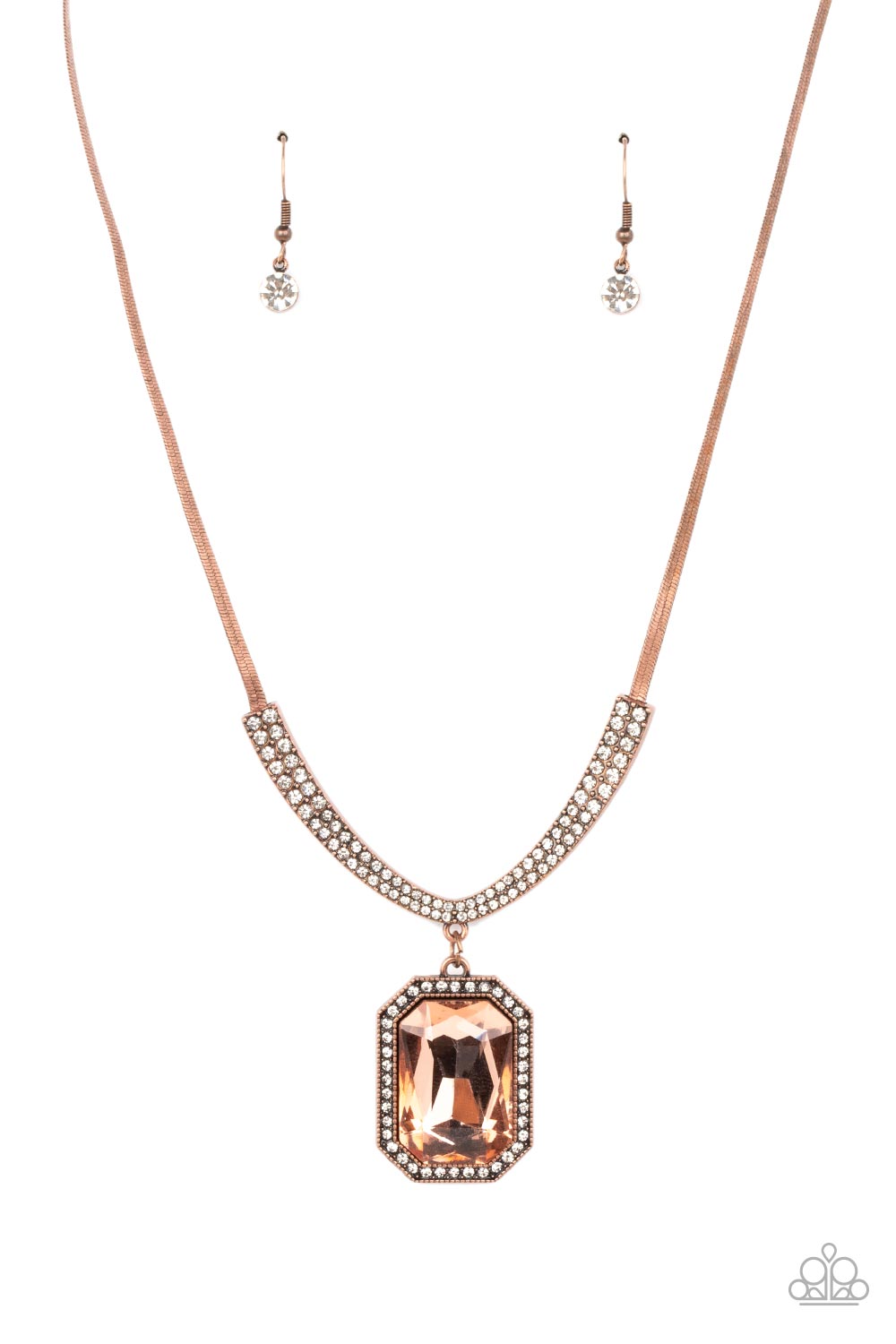 Paparazzi Accessories - Fit for a DRAMA QUEEN - Copper Necklace