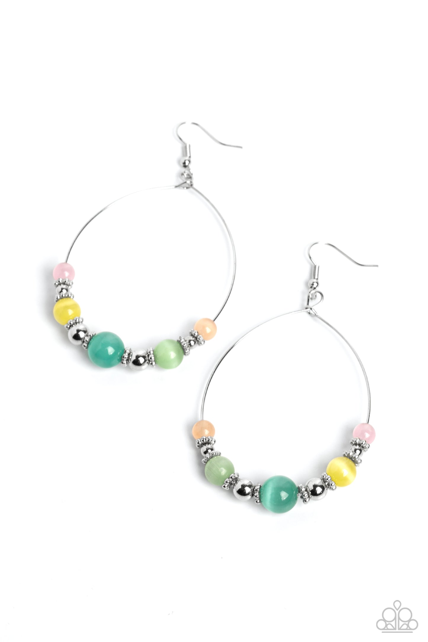 Paparazzi Accessories - Cats Eye Charisma - Multi Earring