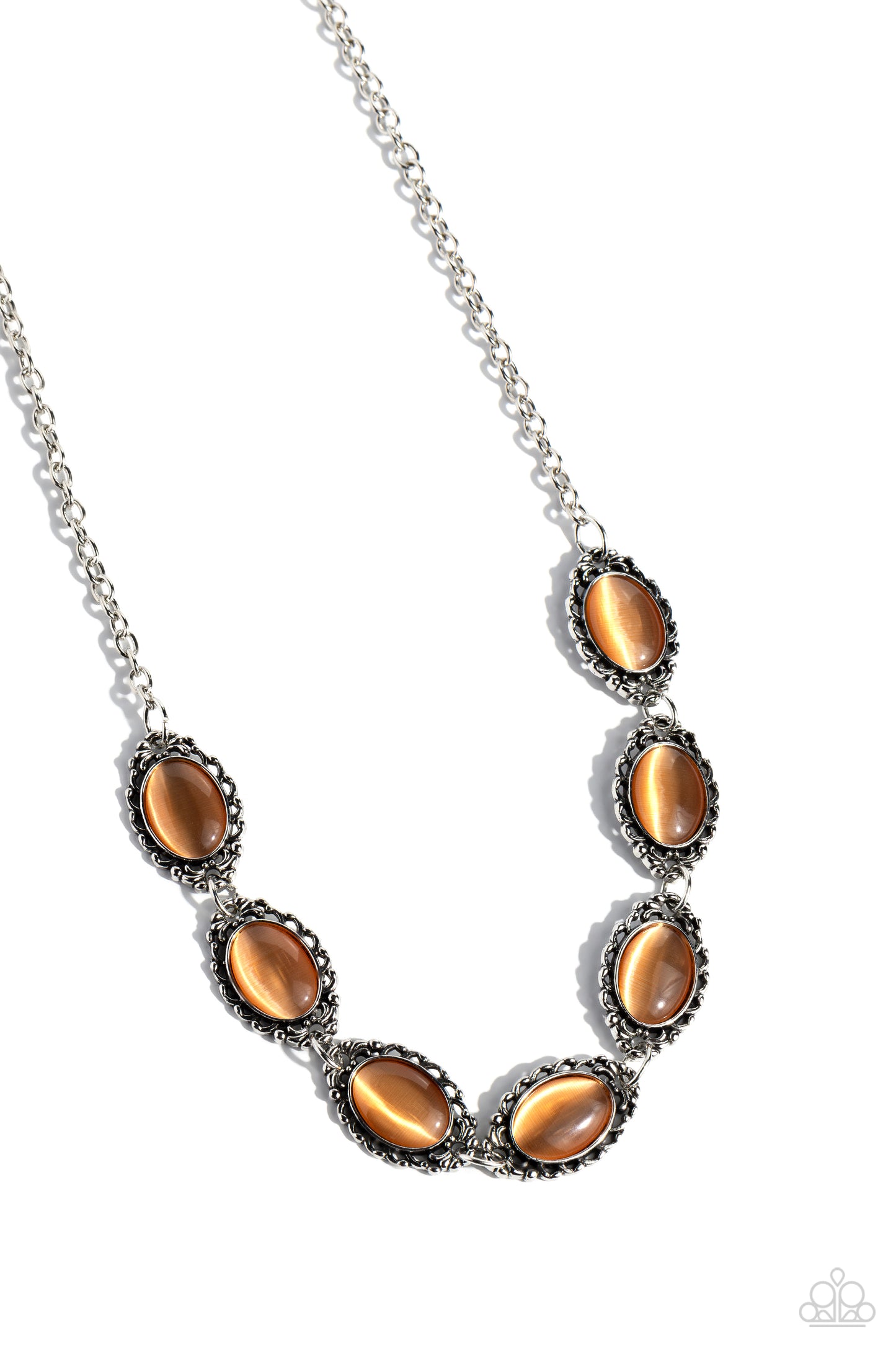 Paparazzi Accessories - Framed in France - Orange Necklace