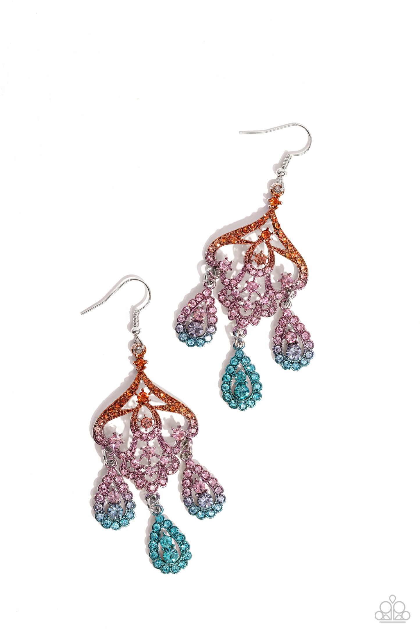 Paparazzi Accessories - Chandelier Command - Multi Earrings