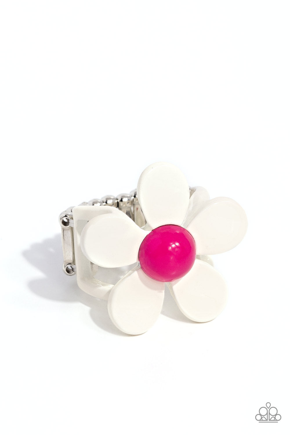 Paparazzi Accessories - Groovy Genre - White Ring