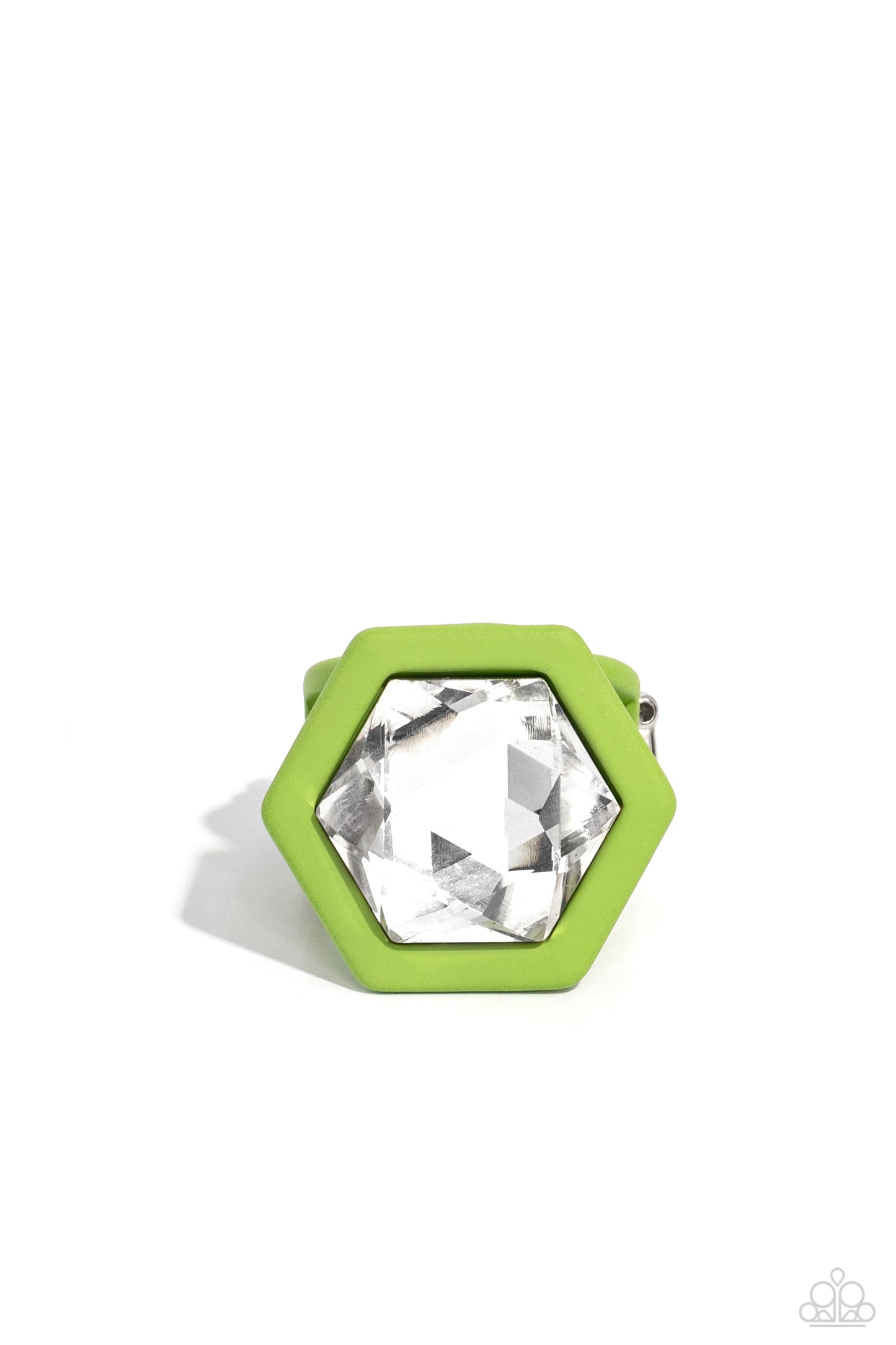 Paparazzi Accessories - Changing Class - Green Ring