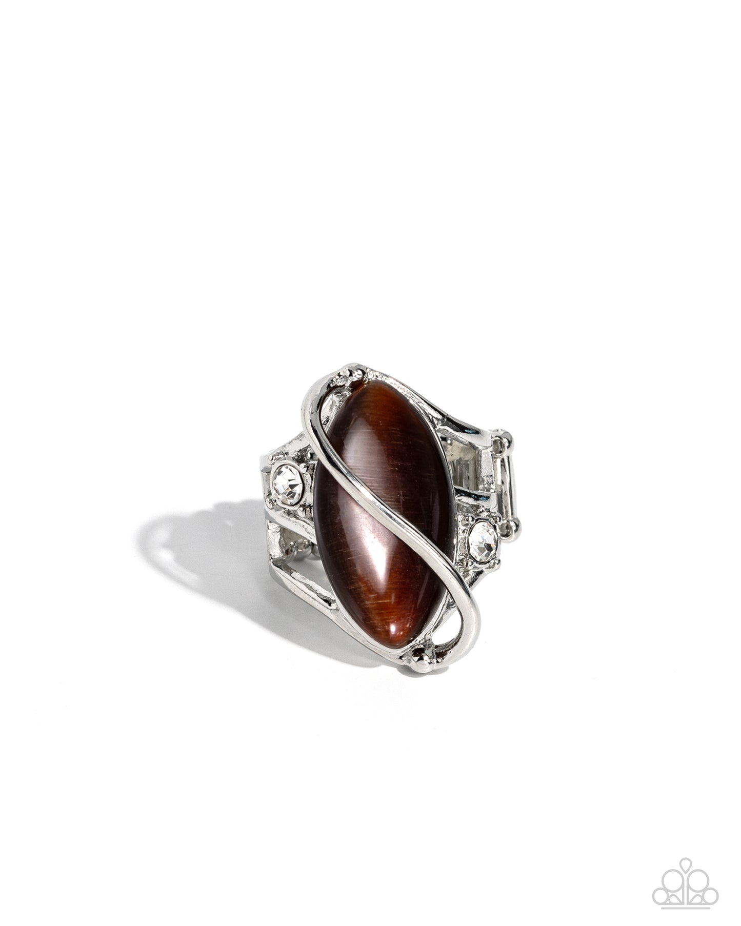 Paparazzi Accessories - Enlightened Elegance - Brown Ring