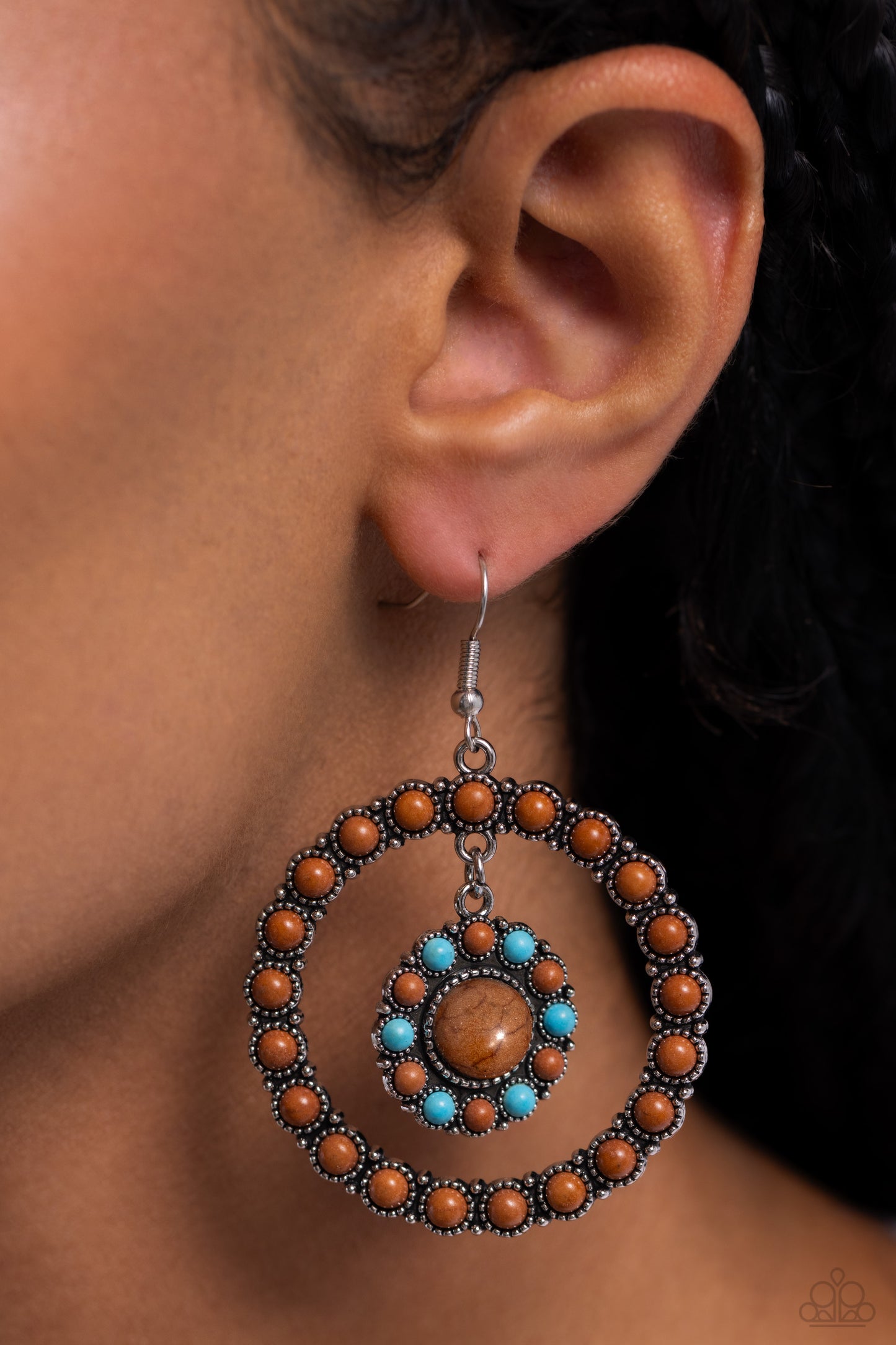 Paparazzi Accessories - Saguaro Sanctuary - Brown Earring