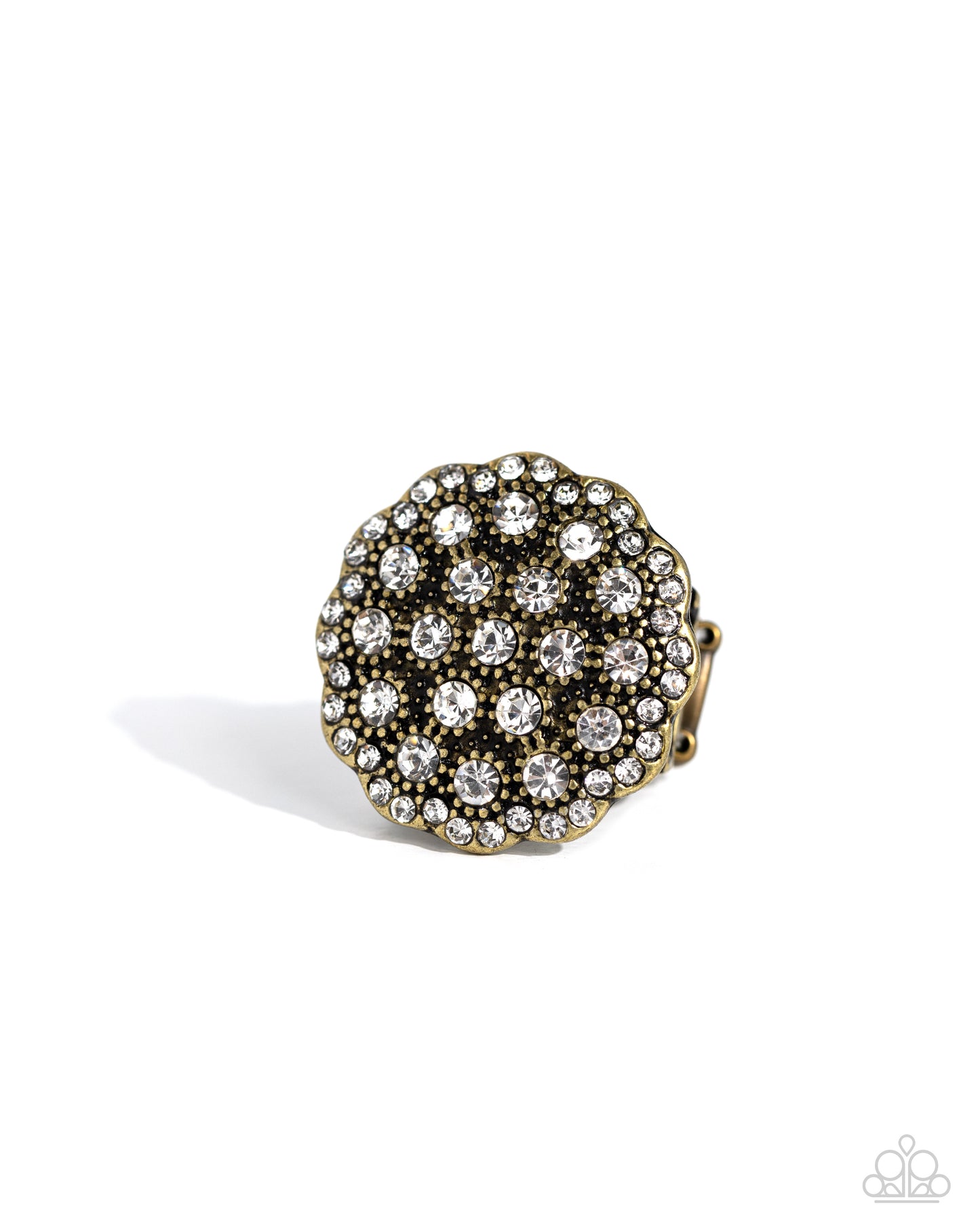 Paparazzi Accessories - Blingy Bouquet - Brass Ring