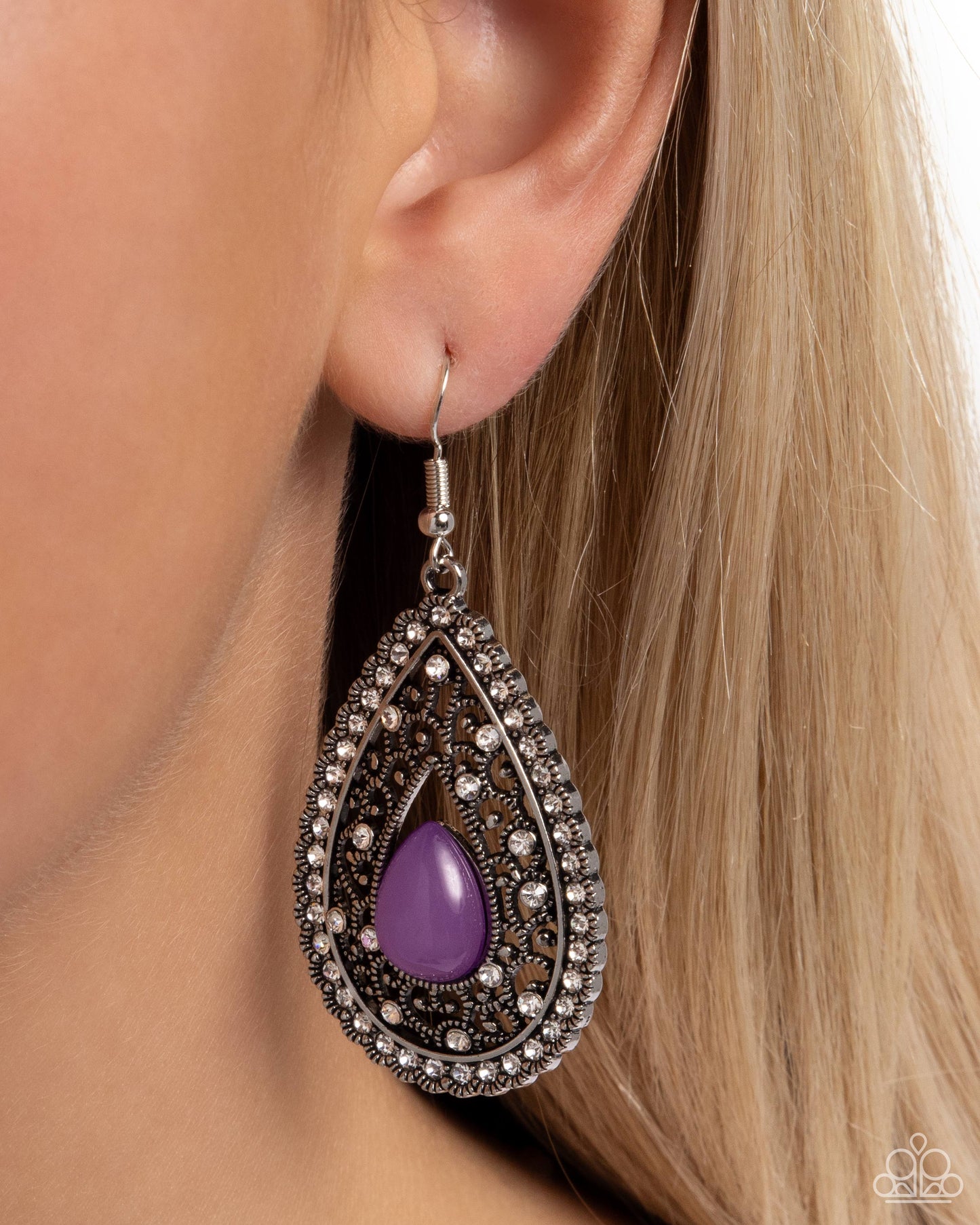 Paparazzi Accessories - Cloud Nine Couture - Purple Earring