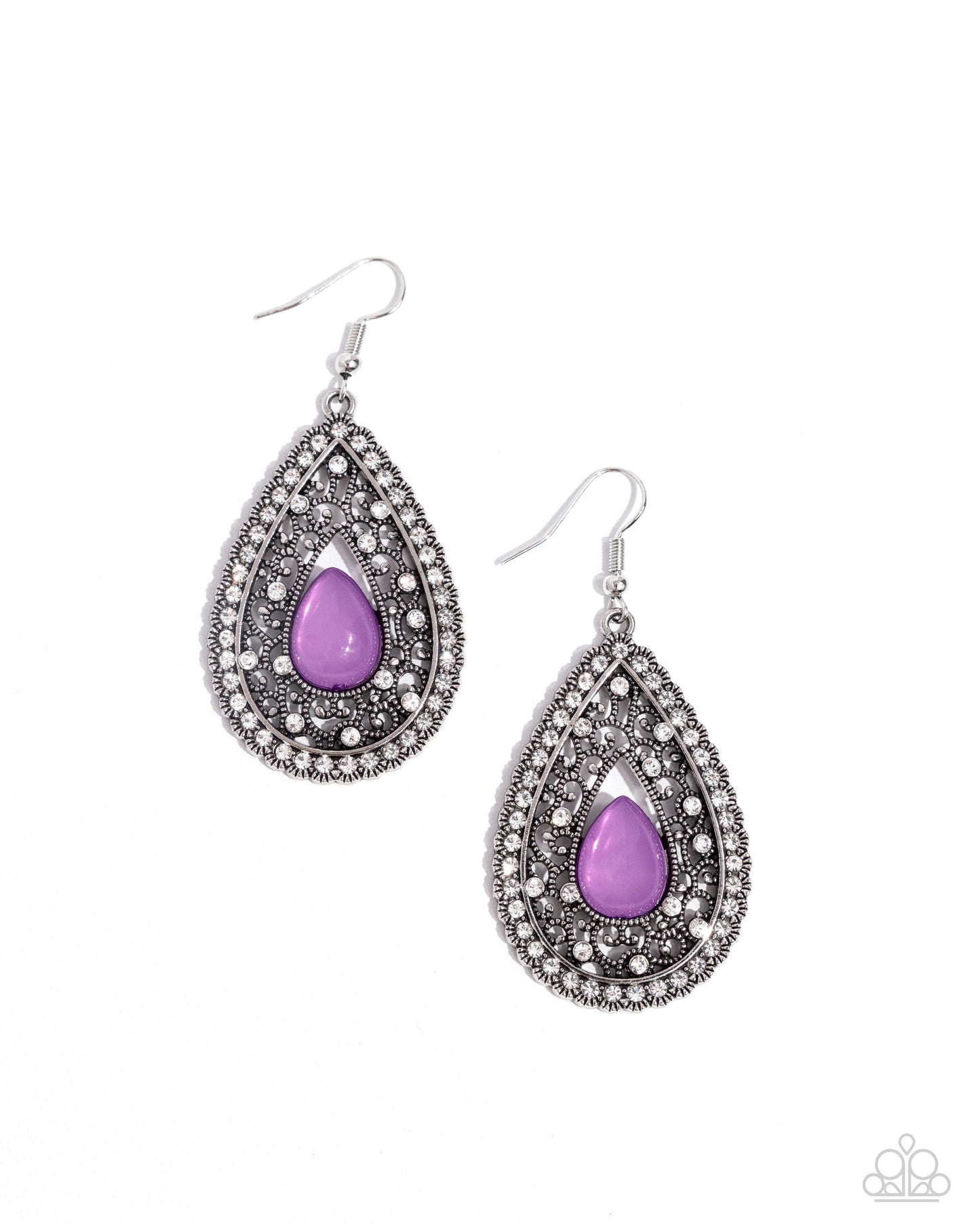 Paparazzi Accessories - Cloud Nine Couture - Purple Earring