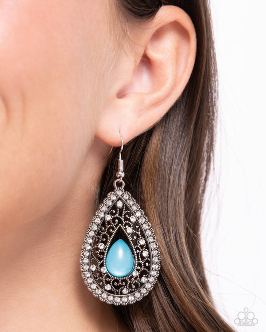 Paparazzi Accessories - Cloud Nine Couture - Blue Earring