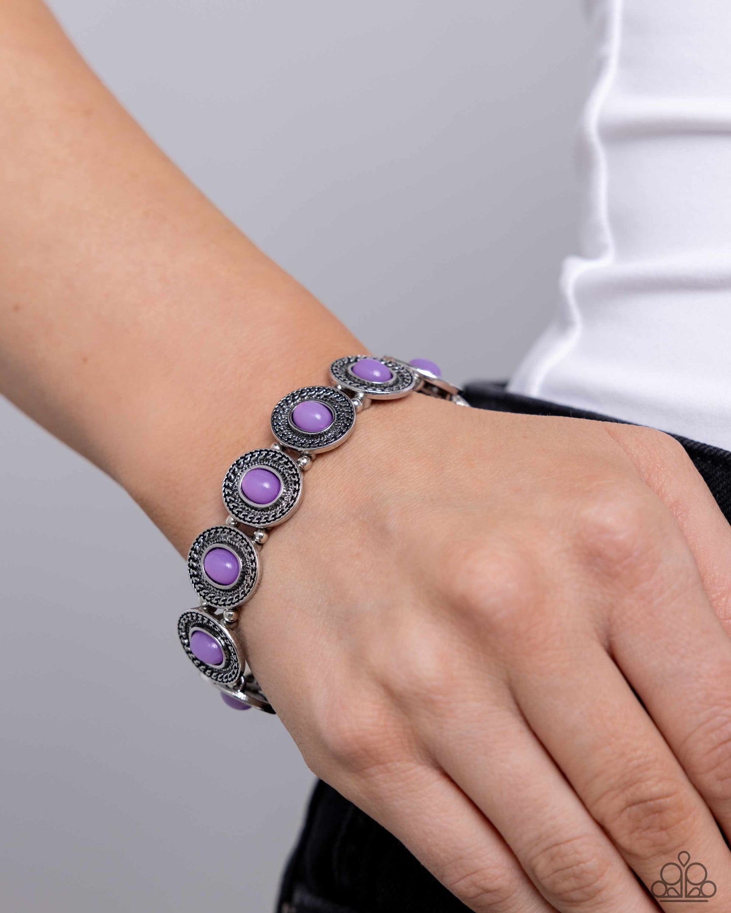 Paparazzi Accessories - Dainty Delight - Purple Bracelet