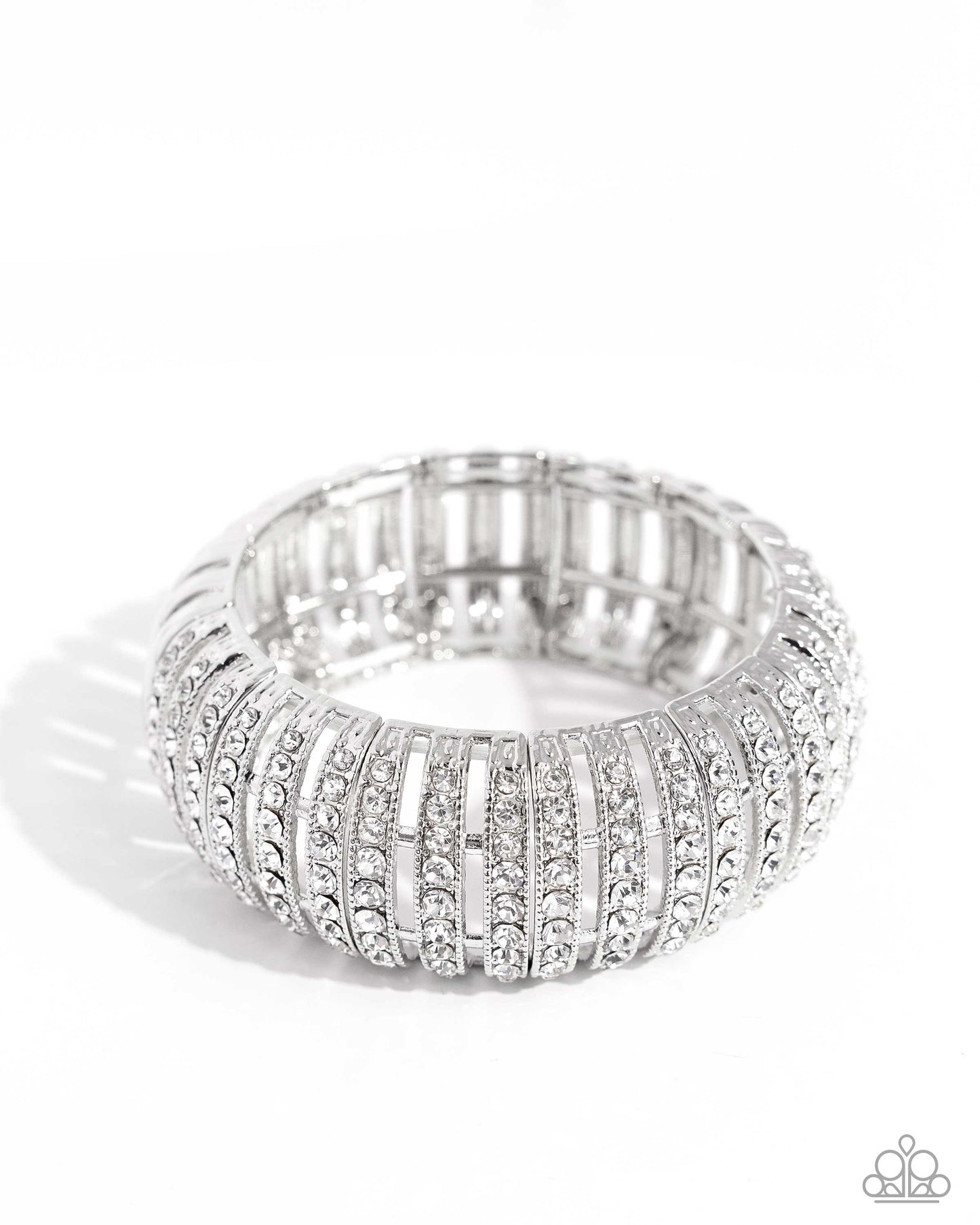 Paparazzi Accessories - Appealing A-Lister - White Bracelet