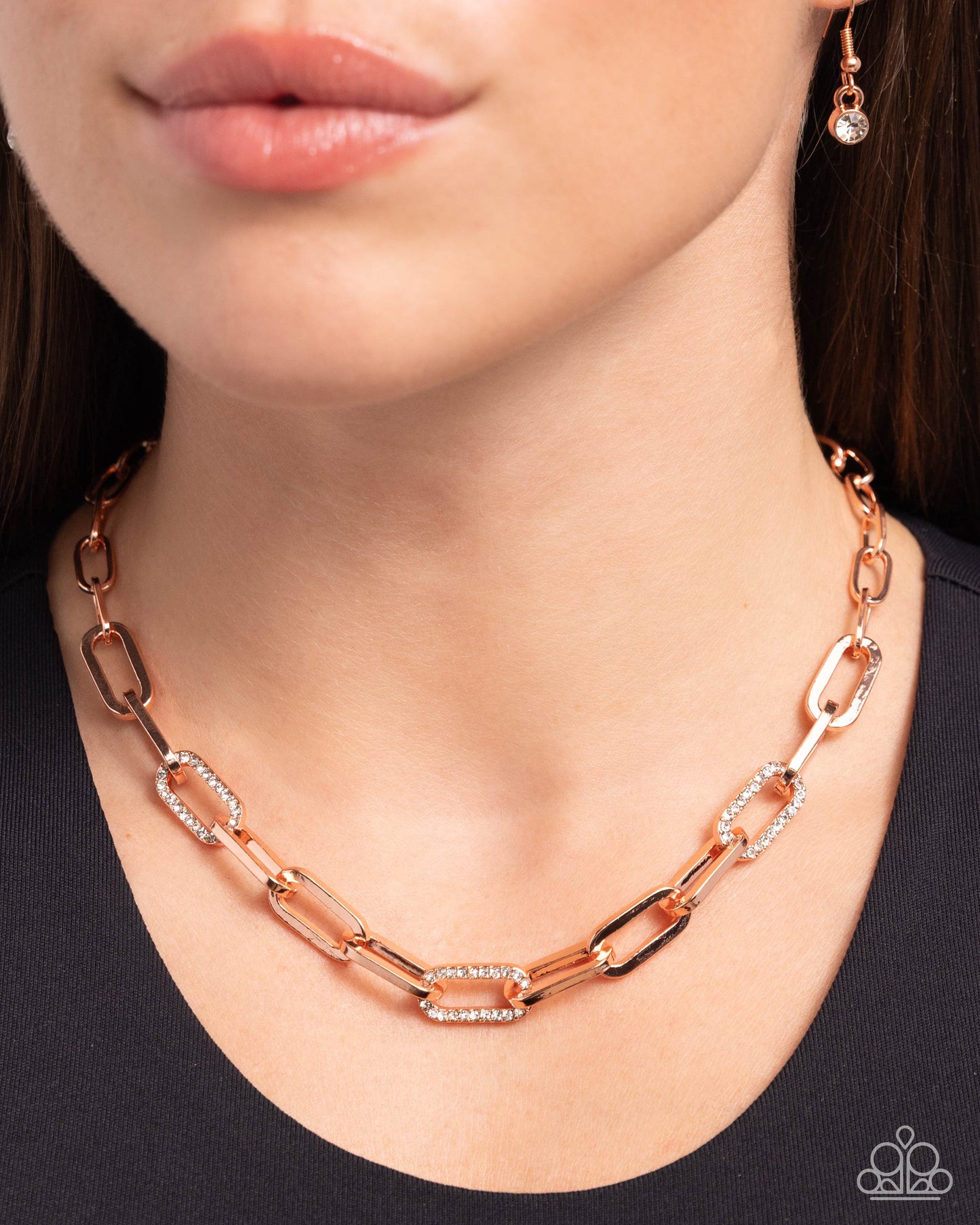 Paparazzi Accessories - Understated Shimmer - Copper Necklace