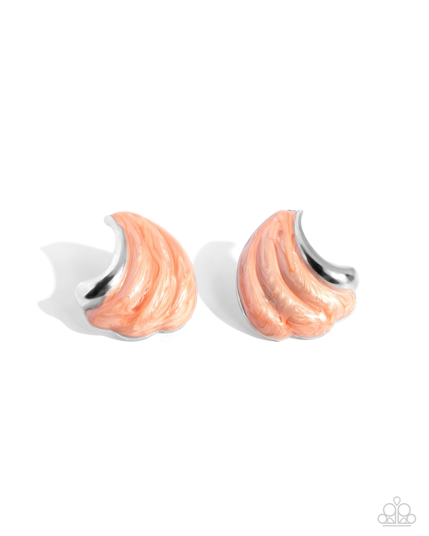 Paparazzi Accessories - Whimsical Waves - Orange Earring