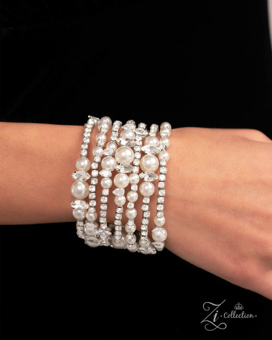 Paparazzi Accessories - Sentimental Value - White Bracelet