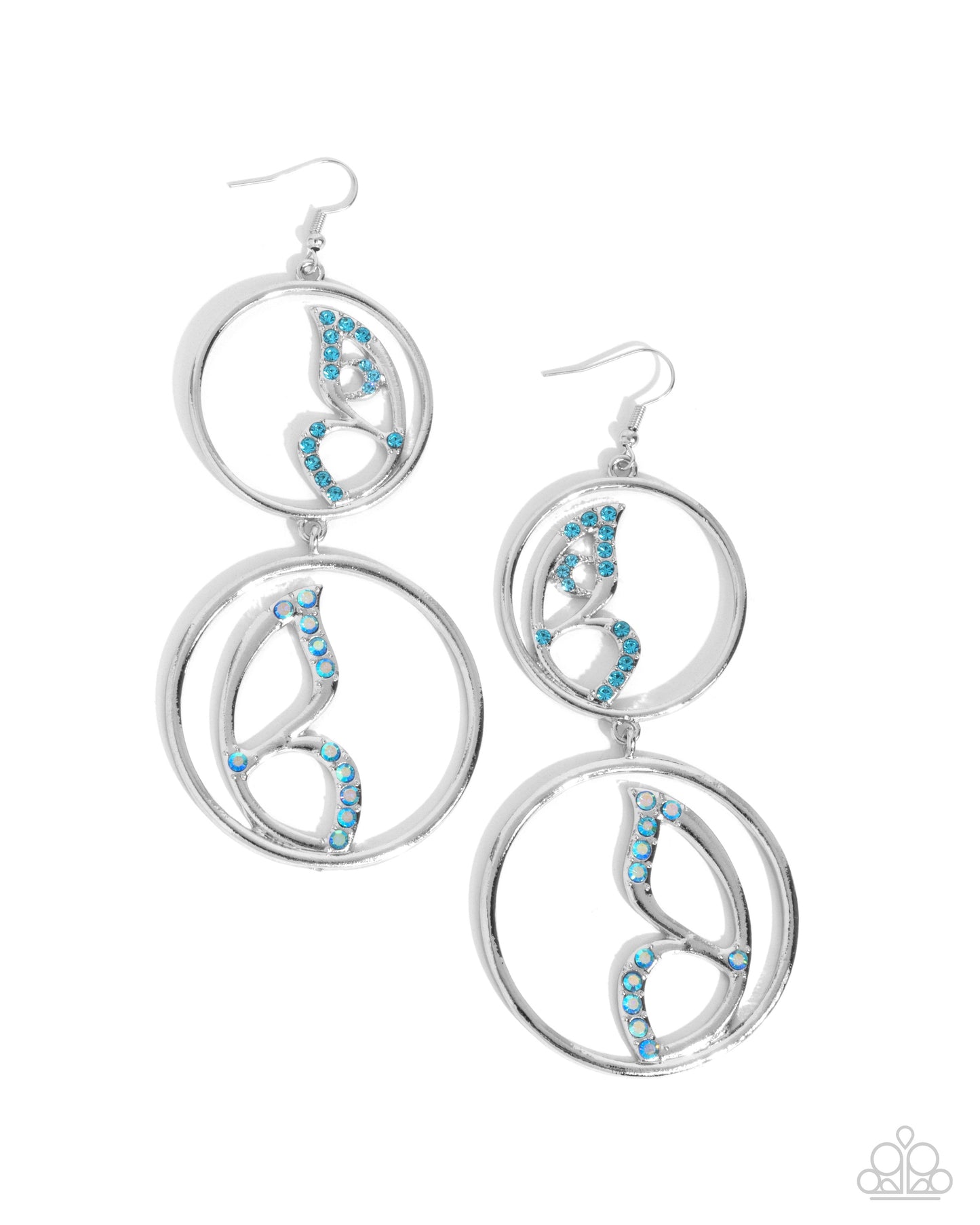 Paparazzi Accessories - Admittedly Aerial - Blue Earring