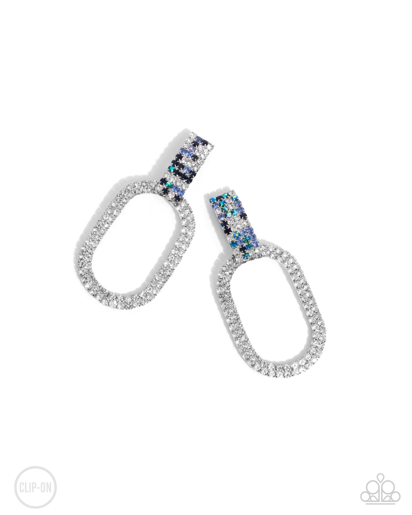 Paparazzi Accessories - Guarded Glitz - Blue Earrings