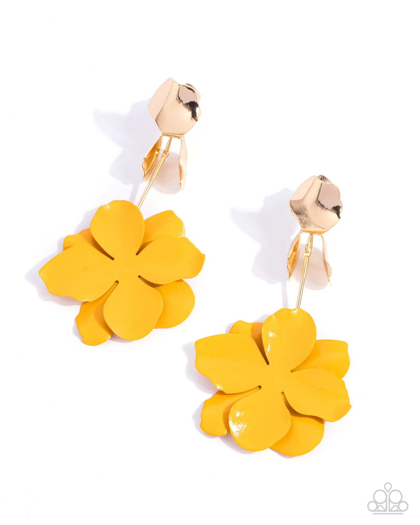 Paparazzi Accessories - Malibu Moderato - Gold Earring