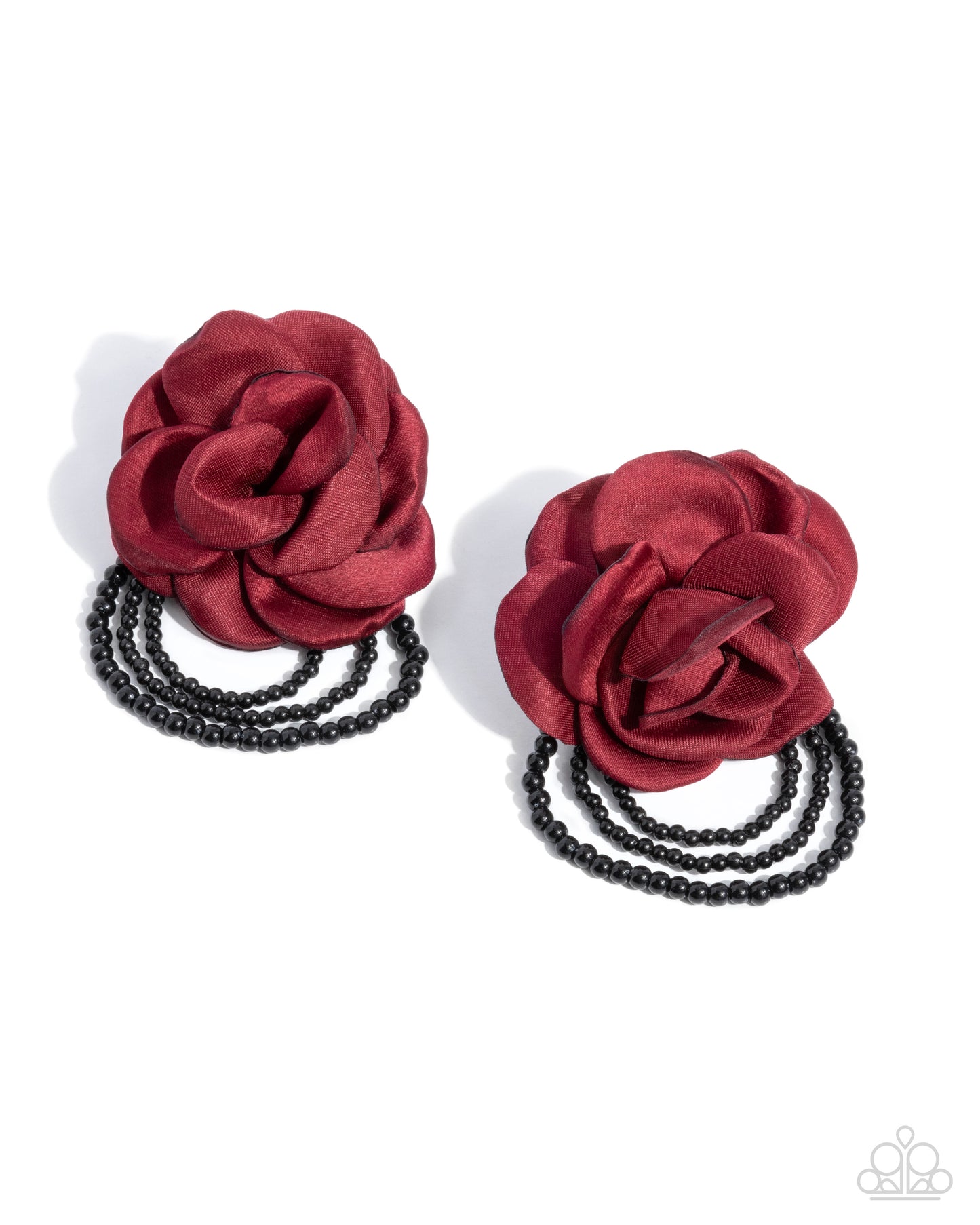 Paparazzi Accessories - Dramatic Dame - Red Earring