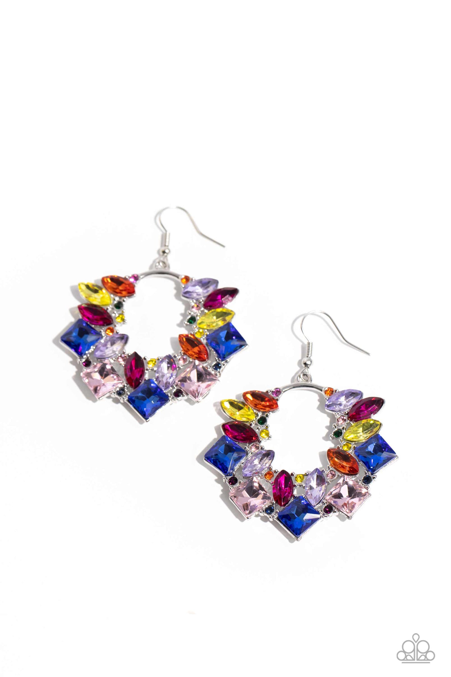 Paparazzi Accessories - Wreathed in Watercolors - Multi Item Earring