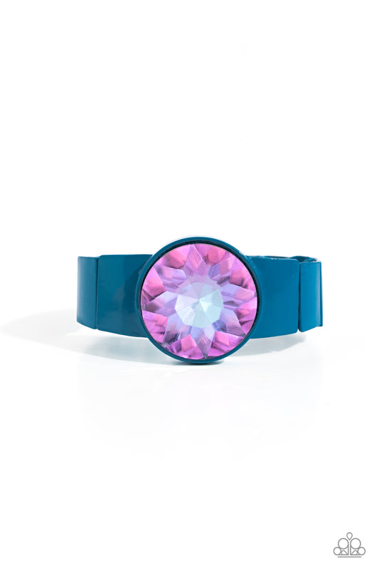 Paparazzi Accessories - Exaggerated Ego - Blue Bracelet